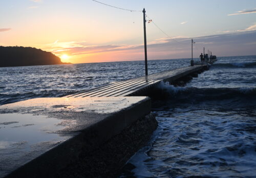 ちょっとドライブして原岡桟橋へ
